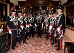 Carpet Guard at a Livery Hall.  Photo by Michael O'Sullivan